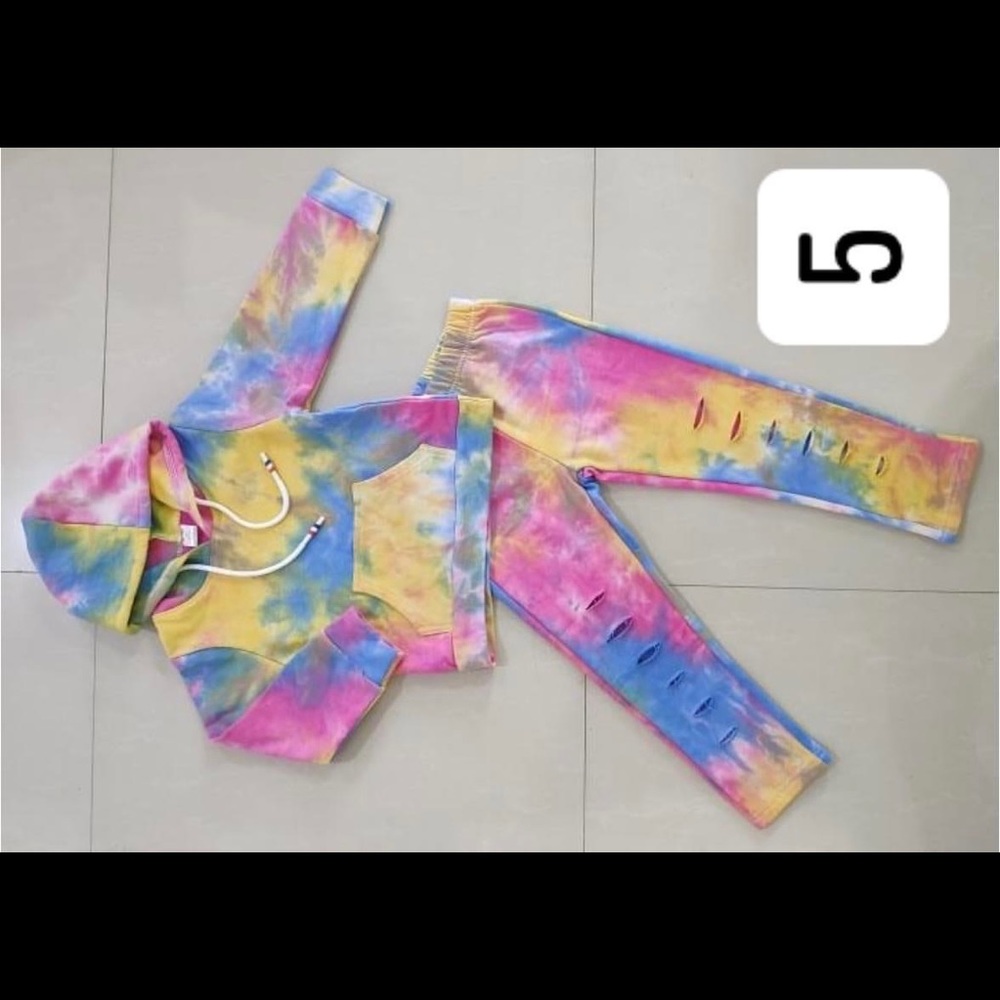 Never worn sweat pant set